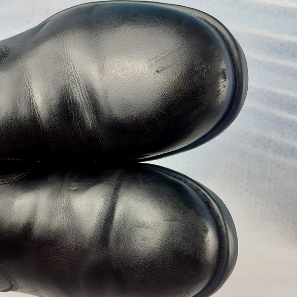 Winter boot, 100%Leather Faux fur Weatherproof Zip boot men41/9us/8uk=wmn10us - Picture 3 of 5